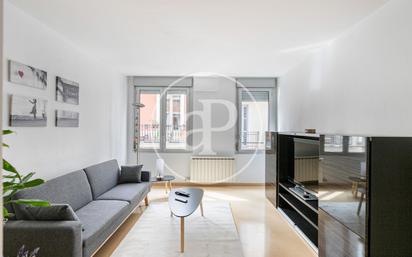 Sala d'estar de Pis en venda en  Barcelona Capital amb Aire condicionat i Calefacció