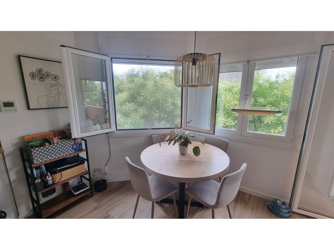 Dining room of Flat for sale in Les Franqueses del Vallès  with Air Conditioner, Heating and Balcony