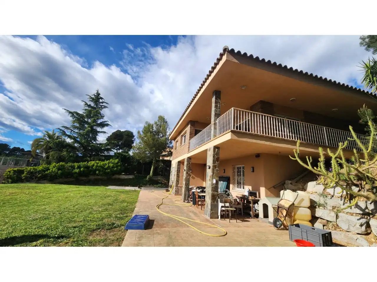 Garden of Houses for sale in Sabadell  with Air Conditioner, Heating and Private garden