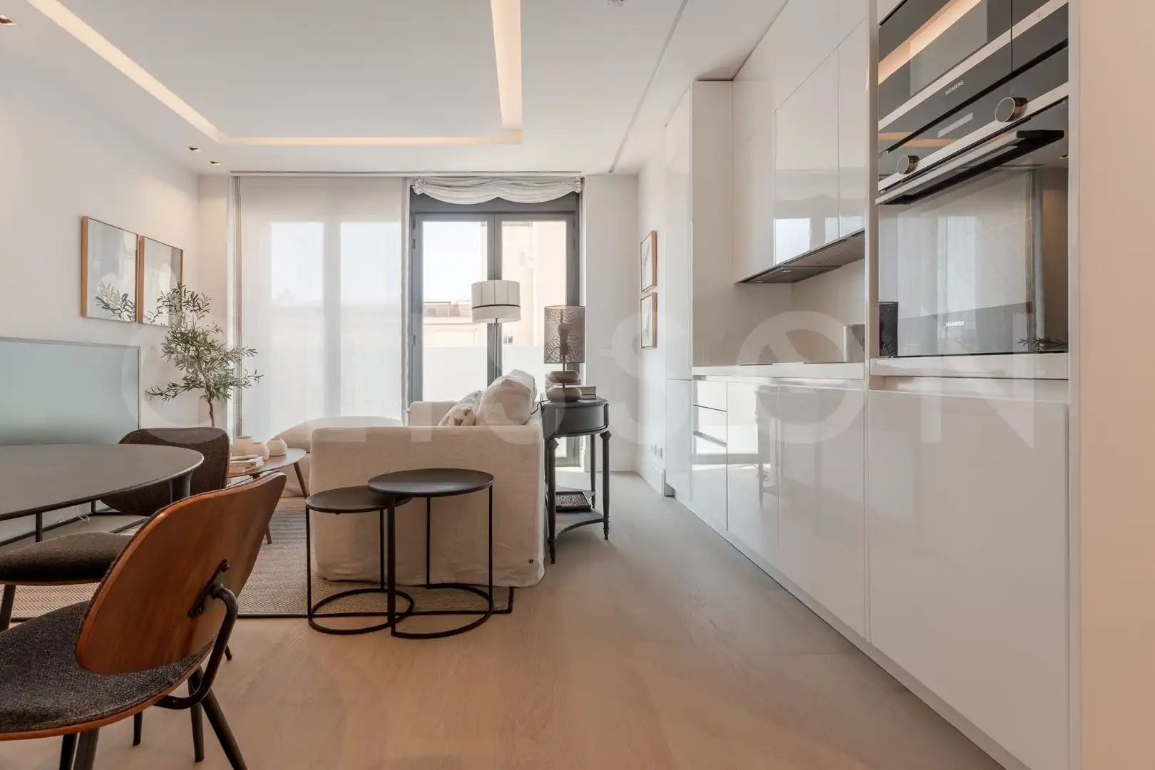 Sala de estar de Piso en venta en Madrid con Aire acondicionado, Amueblado y Domótica