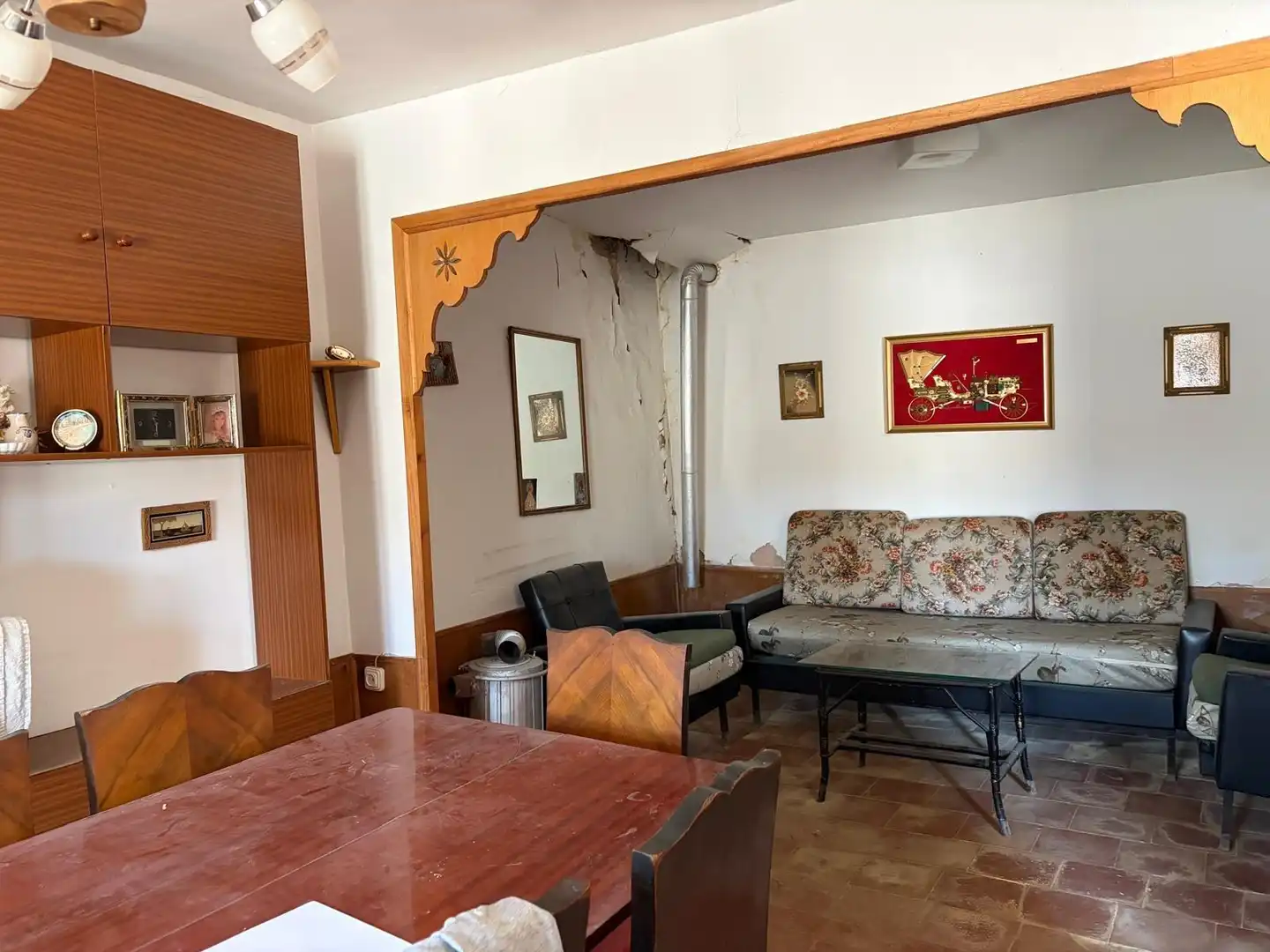 Sala de estar de Casa o chalet en venta en Santa María la Real de Nieva, Segovia
