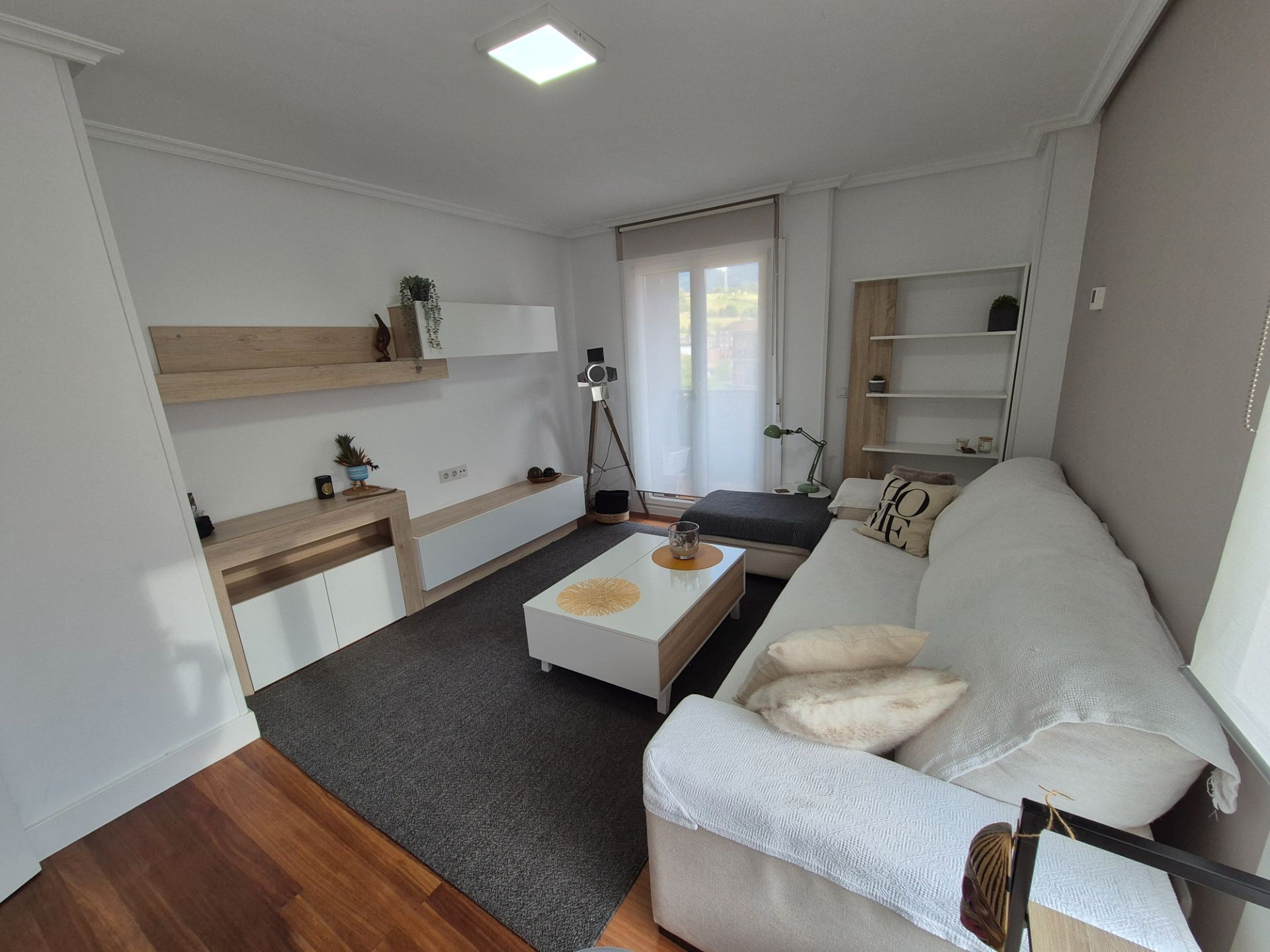 Living room of Flat to rent in Urnieta  with Heating, Parquet flooring and Furnished