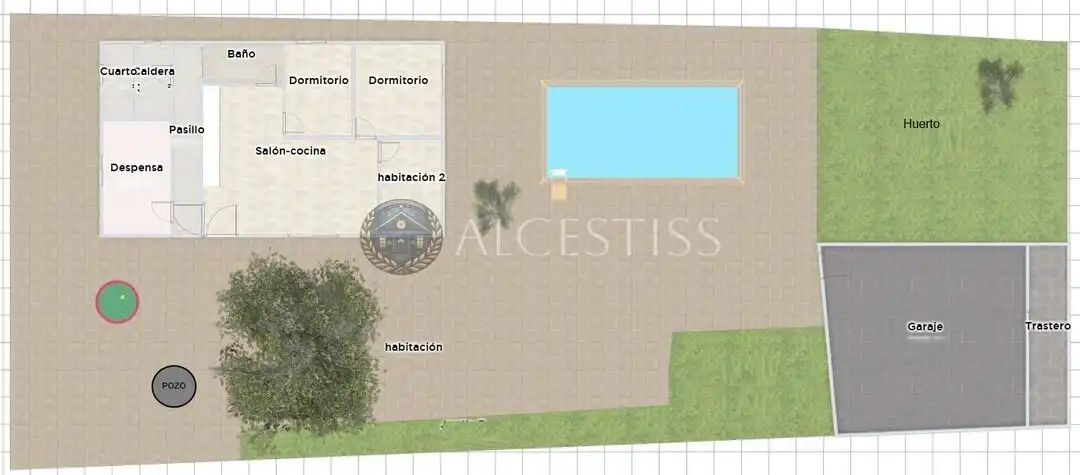 Casa o xalet en venda en El Viso de San Juan amb Aire condicionat, Calefacció i Jardí privat