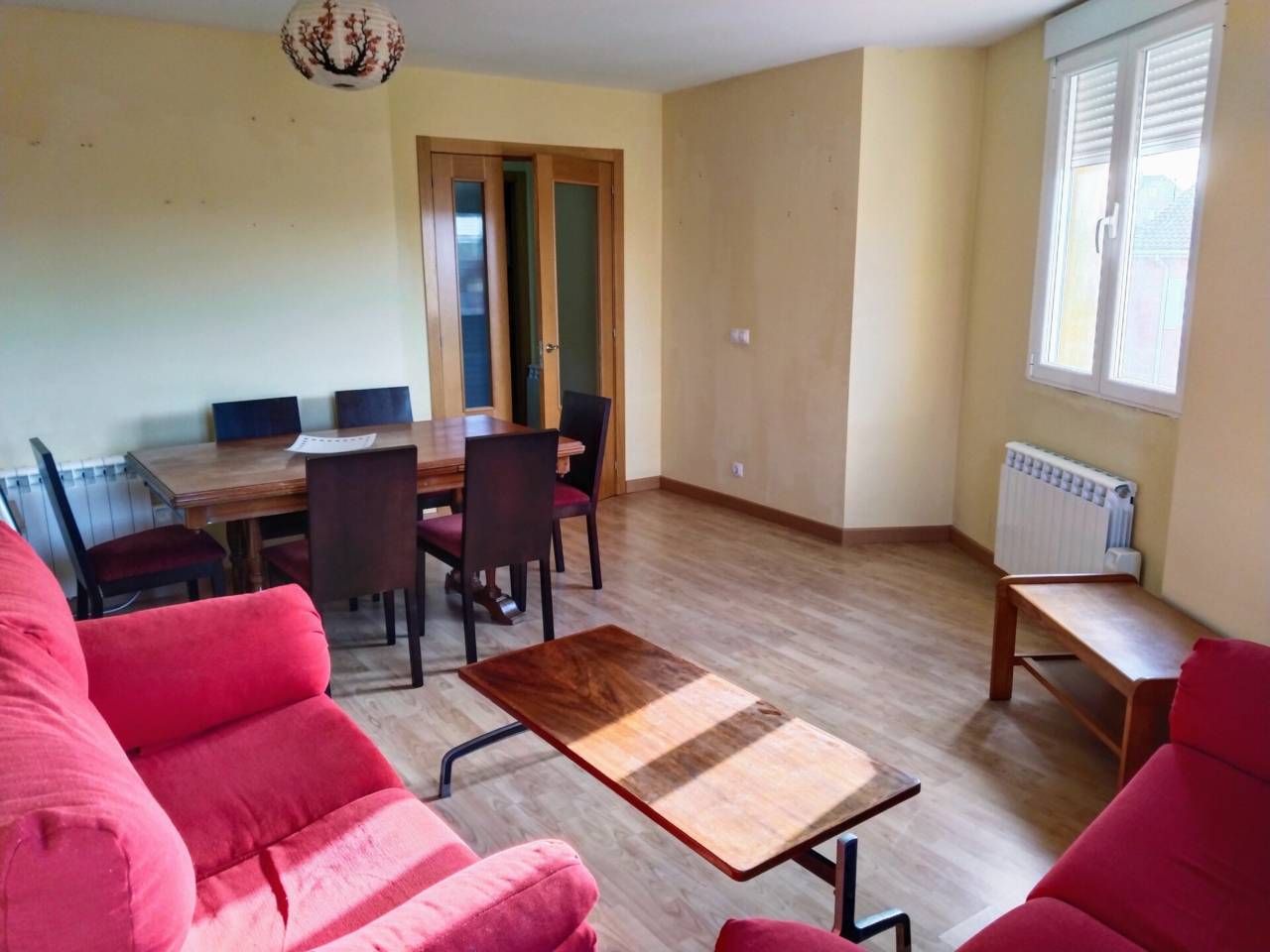 Living room of Duplex for sale in Cogollos  with Heating, Parquet flooring and Furnished