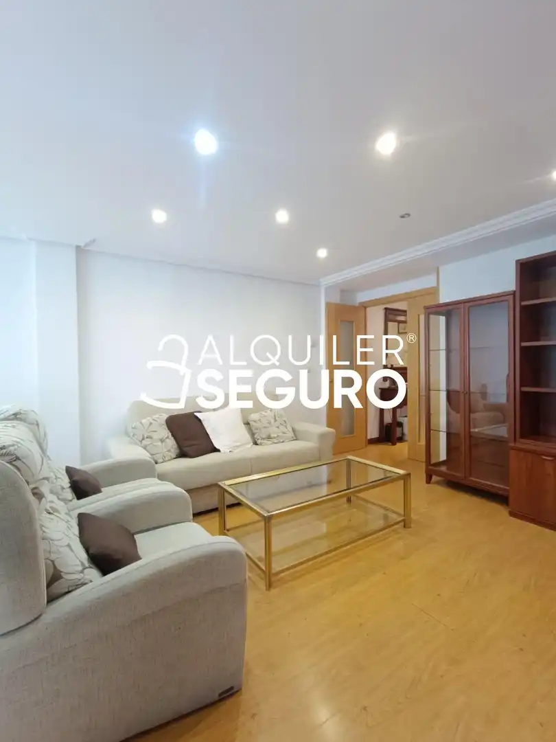 Sala de estar de Piso de alquiler en Getafe con Calefacción, Terraza y Amueblado