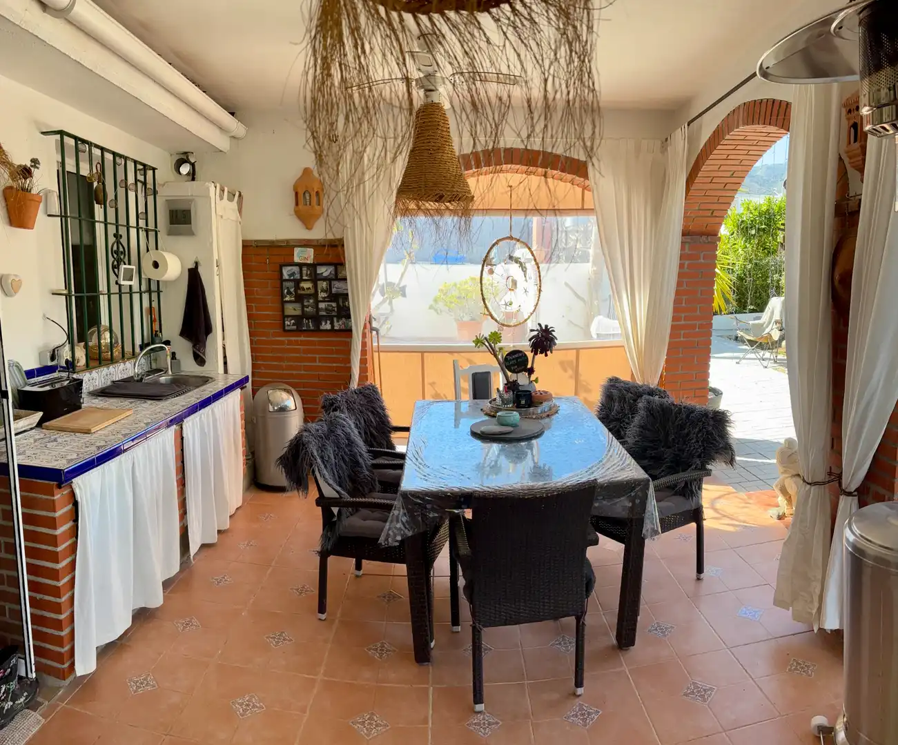 Terraza de Casa o chalet en venta en Alhaurín de la Torre con Aire acondicionado, Calefacción y Jardín privado