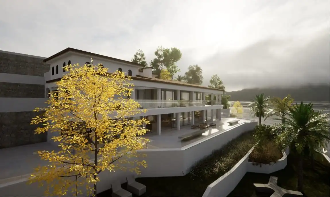 Vista exterior de Casa o xalet en venda en Almuñécar amb Jardí privat, Terrassa i Piscina