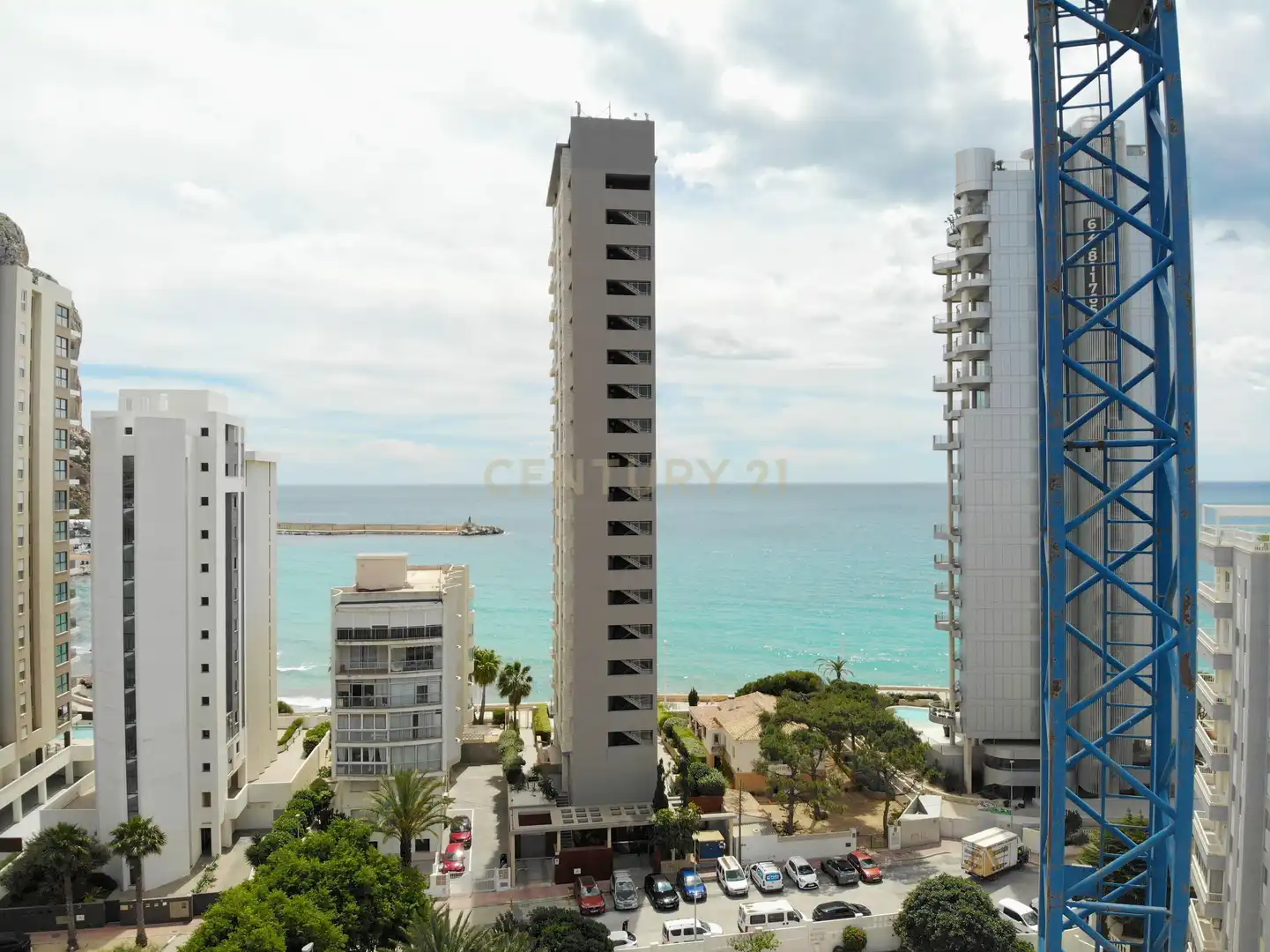 Exterior view of Flat for sale in Calpe / Calp  with Air Conditioner, Private garden and Swimming Pool
