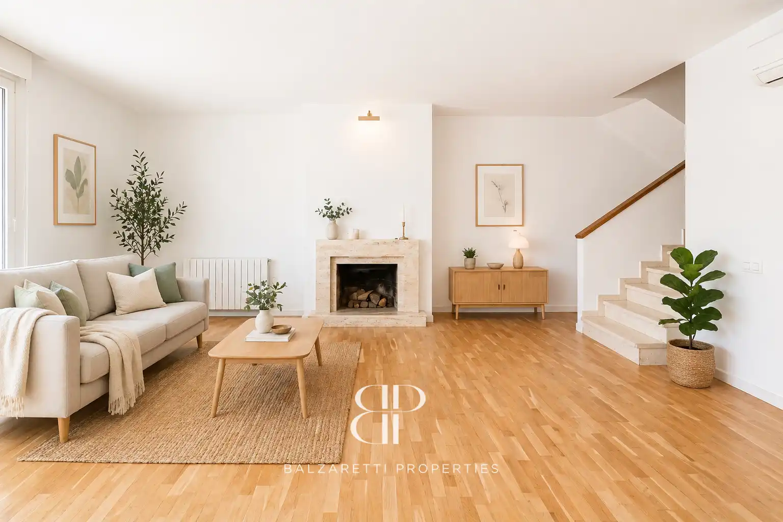 Sala d'estar de Casa o xalet en venda en Tiana amb Aire condicionat, Calefacció i Parquet
