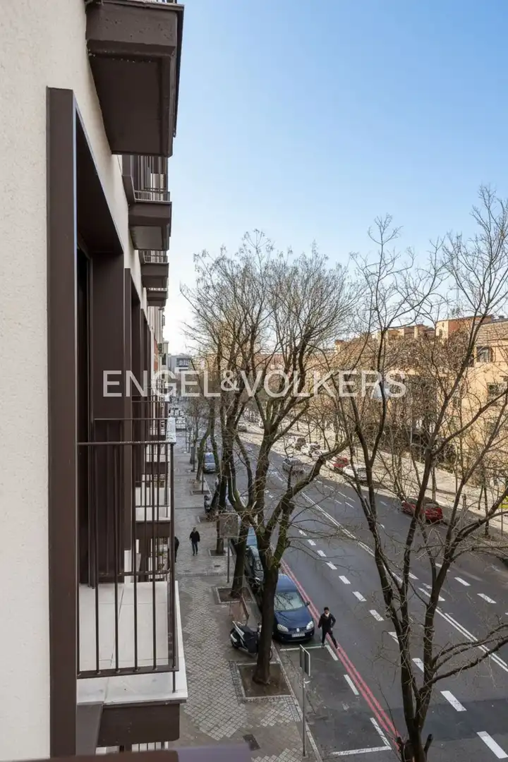 Exterior view of Flat for rent in Madrid  with Air Conditioner, Heating and Private garden