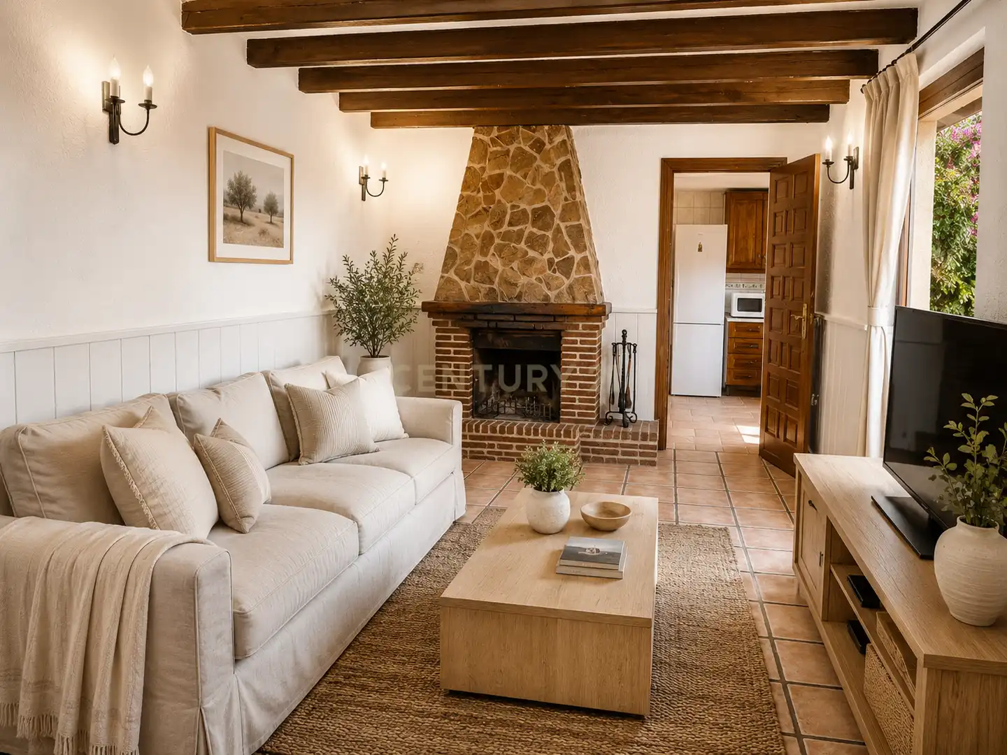 Sala de estar de Casa o chalet en venta en Alhaurín El Grande con Jardín privado, Trastero y Piscina