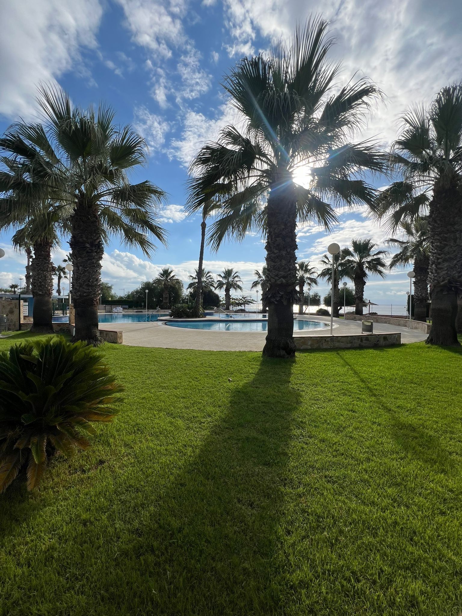 Swimming pool of Flat to rent in Orihuela  with Air Conditioner, Heating and Private garden
