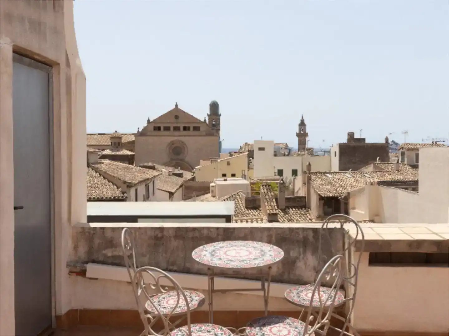Terrace of Flat for rent in  Palma de Mallorca  with Air Conditioner, Storage room and Furnished