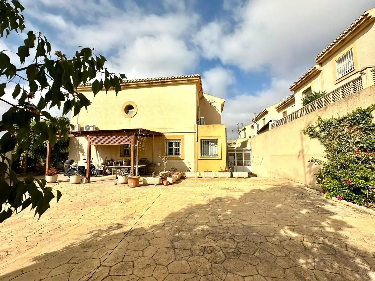 Exterior view of Duplexes for sale in Almería  with Private garden, Terrace and Storage room