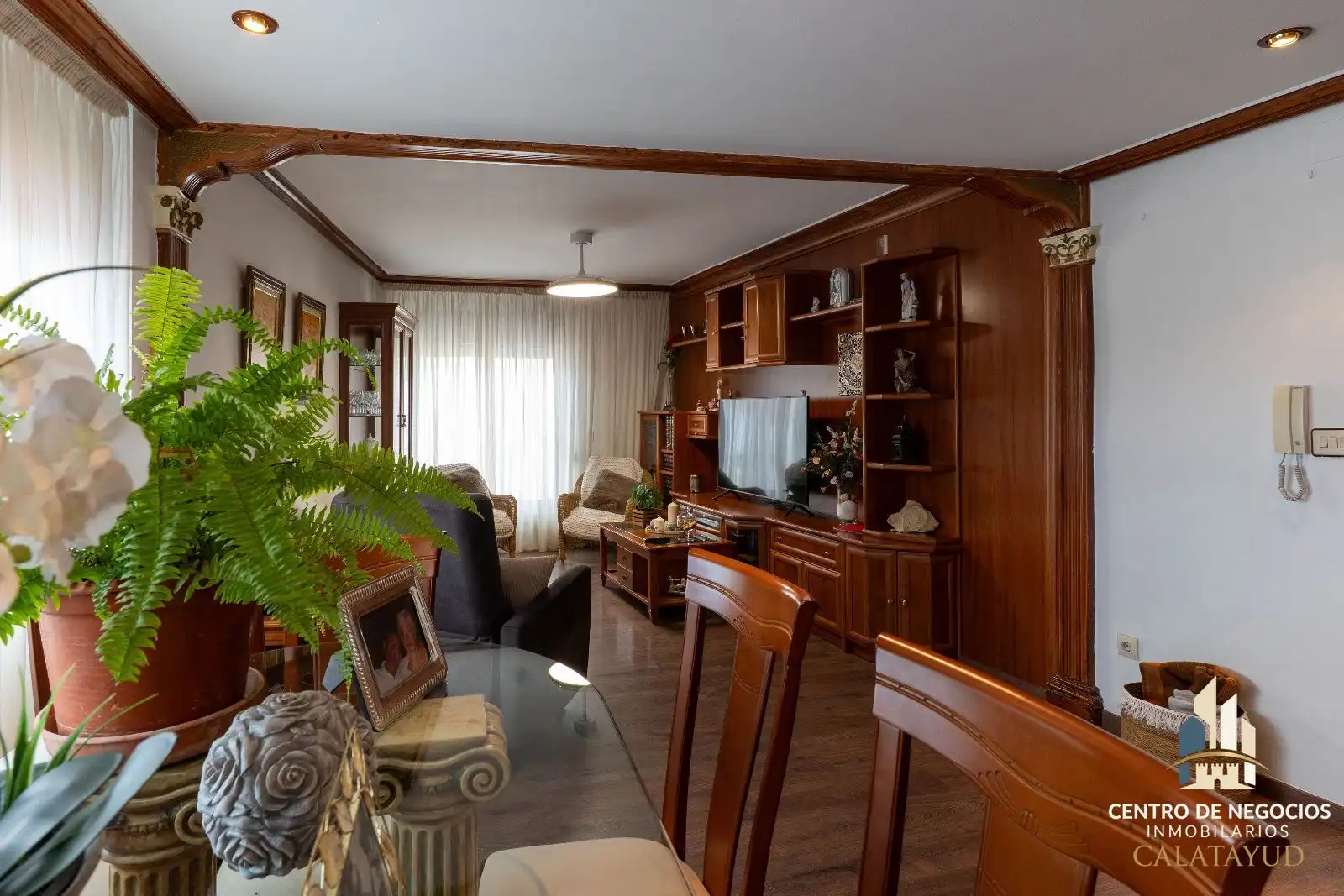 Sala d'estar de Casa o xalet en venda en Maluenda amb Aire condicionat, Calefacció i Jardí privat