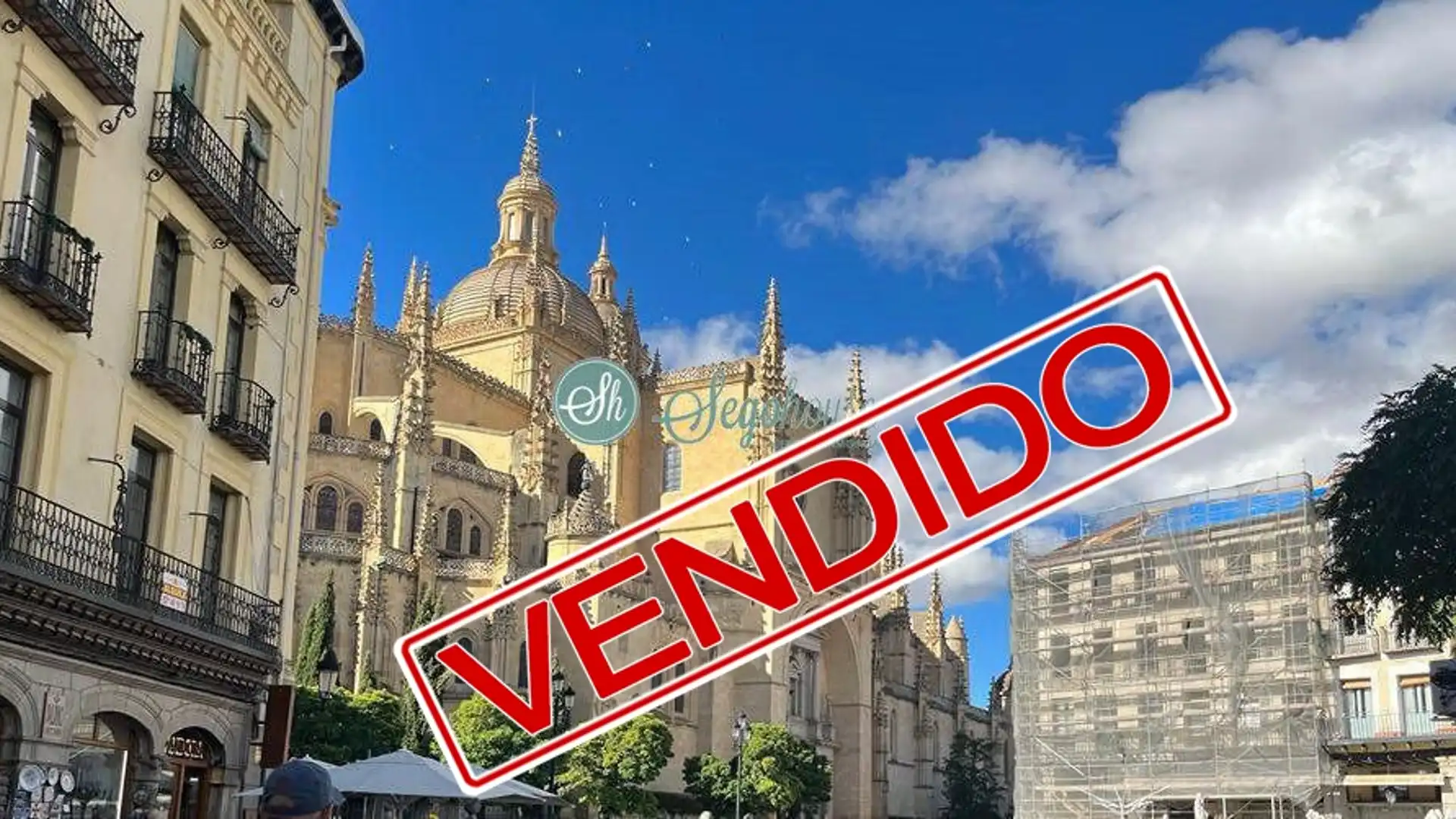 Vista exterior de Pis en venda en Segovia Capital amb Calefacció