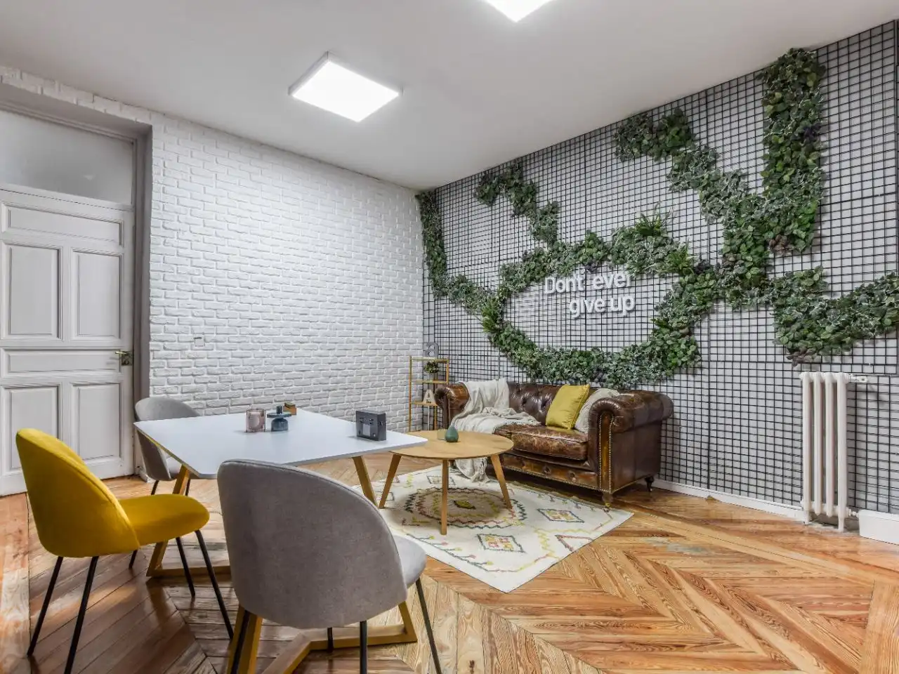 Sala de estar de Oficina de alquiler en Madrid con Aire acondicionado, Calefacción y Amueblado