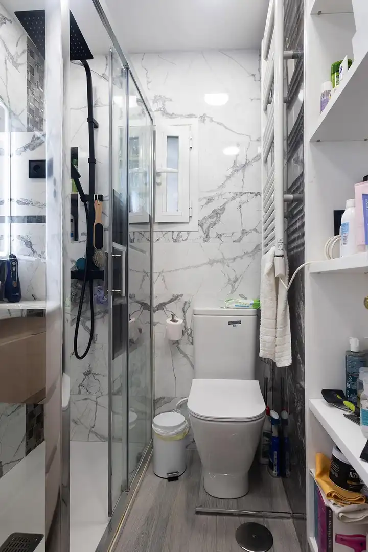Badezimmer von Wohnung zum Verkauf in Alcalá de Henares mit Klimaanlage, Heizung und Terrasse