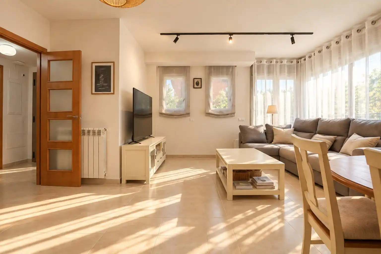 Sala de estar de Casa adosada en venta en Cambrils con Aire acondicionado, Calefacción y Terraza