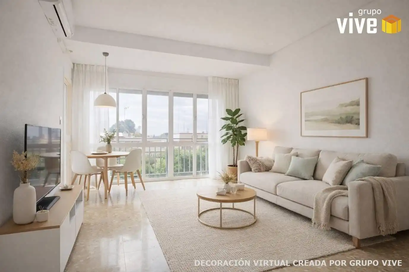 Sala d'estar de Pis de lloguer en  Sevilla Capital amb Aire condicionat, Calefacció i Terrassa