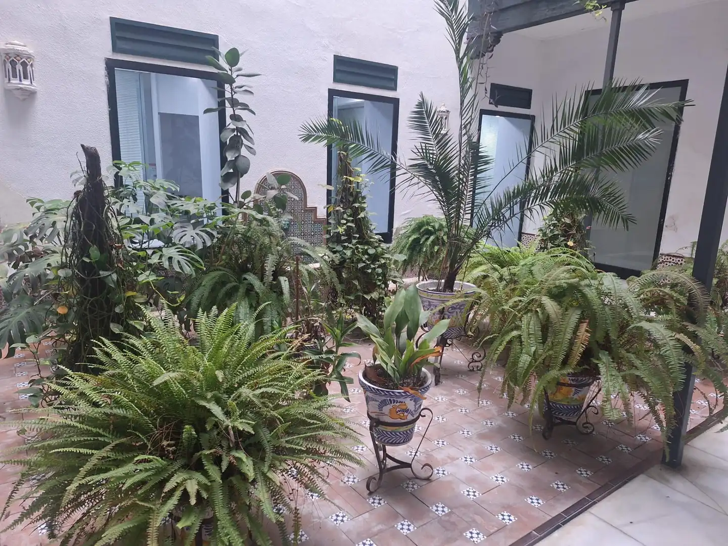 Terraza de Piso de alquiler en Sevilla con Aire acondicionado y Amueblado