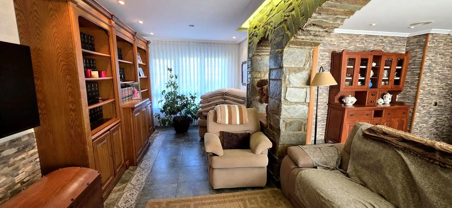 Living room of Houses for sale in Valdés - Luarca  with Heating, Private garden and Parquet flooring