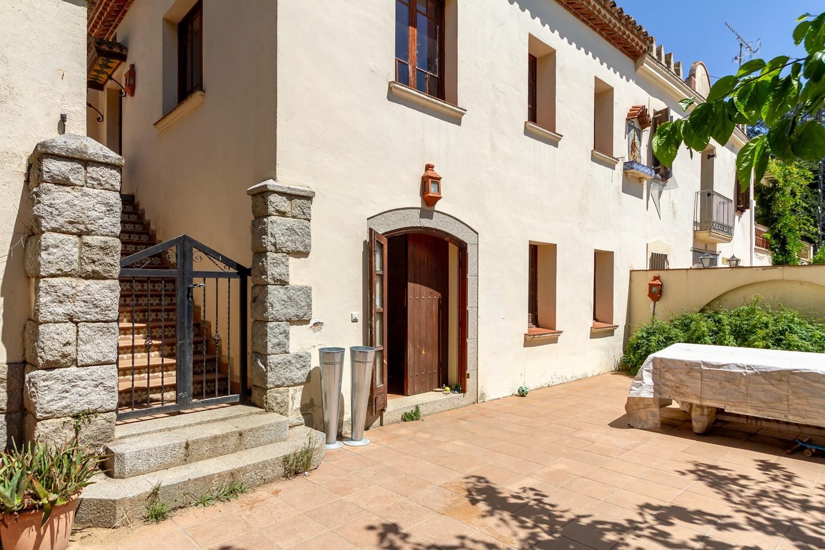Exterior view of Country house for sale in Òrrius  with Heating, Private garden and Terrace