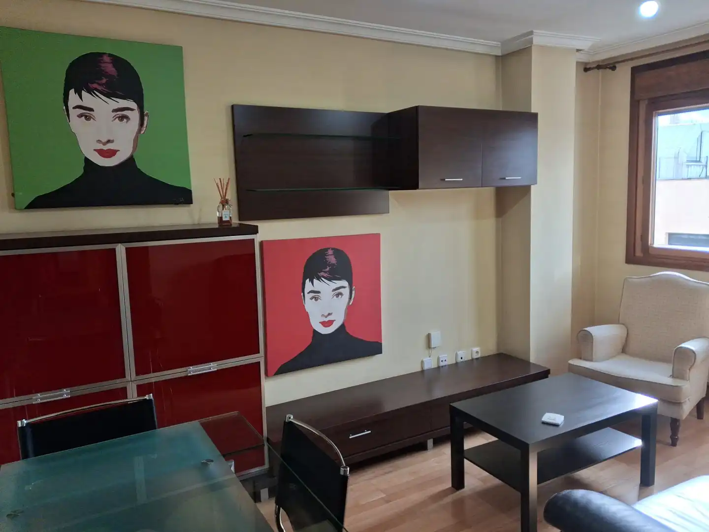 Sala de estar de Apartamento de alquiler en Palencia con Amueblado