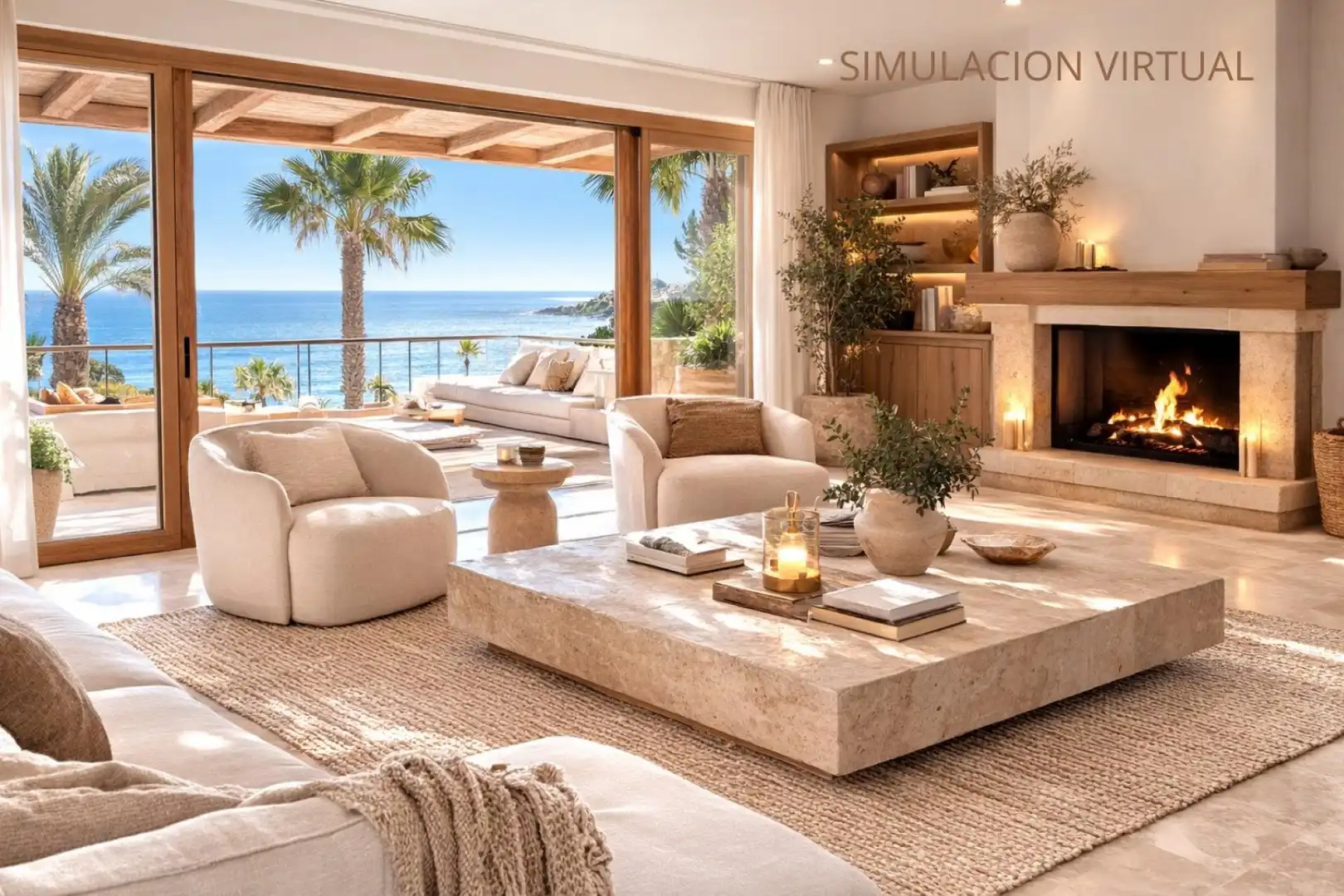 Sala de estar de Casa o chalet en venta en Pulpí con Aire acondicionado, Calefacción y Terraza
