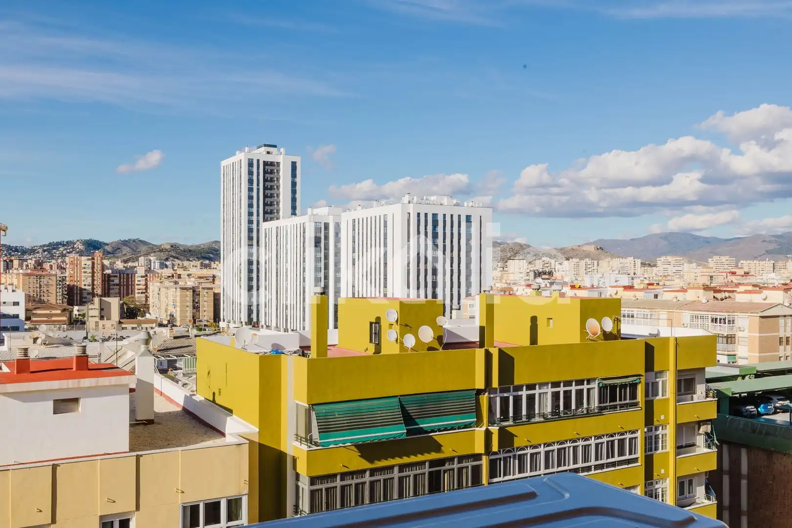 Exterior view of Flat for sale in Málaga  with Air Conditioner