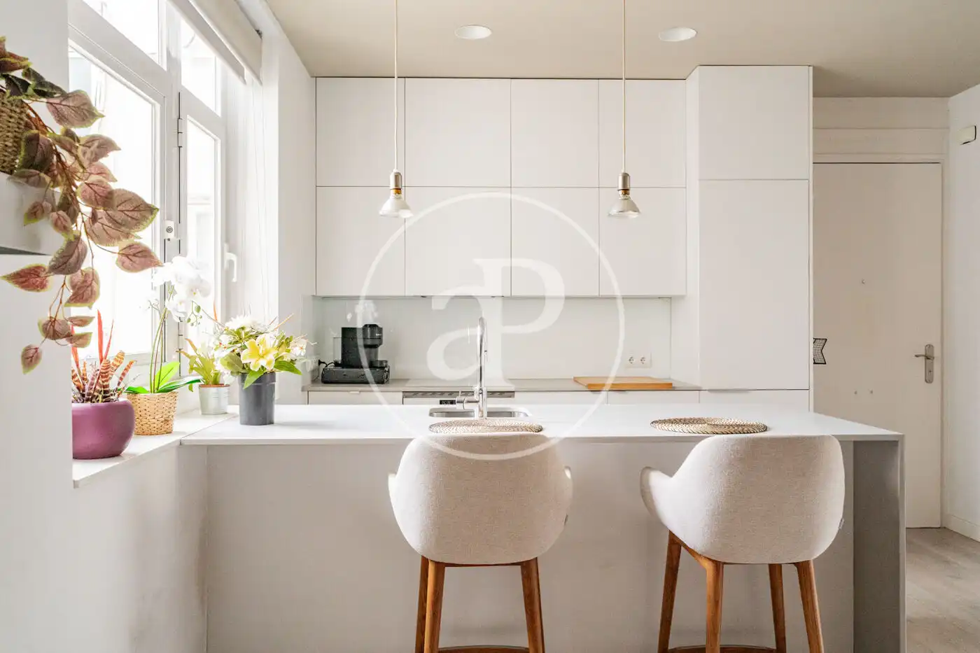 Kitchen of Flat for sale in Madrid  with Air Conditioner, Heating and Furnished