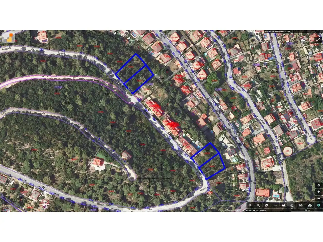 Wohnbaugrundstück zum Verkauf in Avenida Castell de Montbui 185, imagen 3