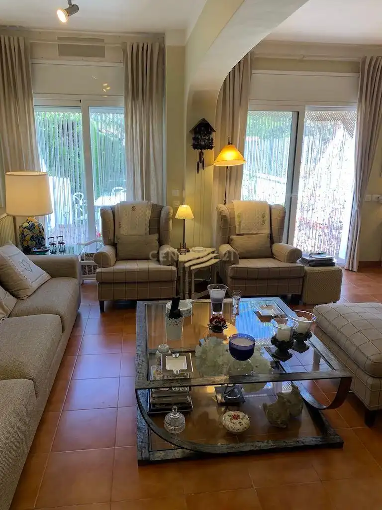 Wohnzimmer von Haus oder Chalet zum Verkauf in Sant Esteve de Palautordera mit Privatgarten und Schwimmbad