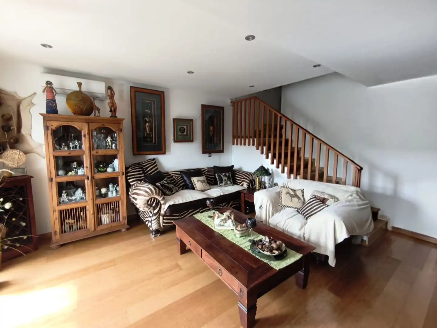 Sala d'estar de Casa o xalet en venda en Pilar de la Horadada amb Aire condicionat, Terrassa i Piscina