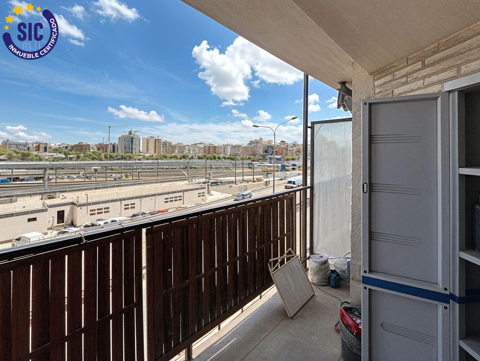 Balcony of Flat for sale in  Valencia Capital  with Parquet flooring and Balcony