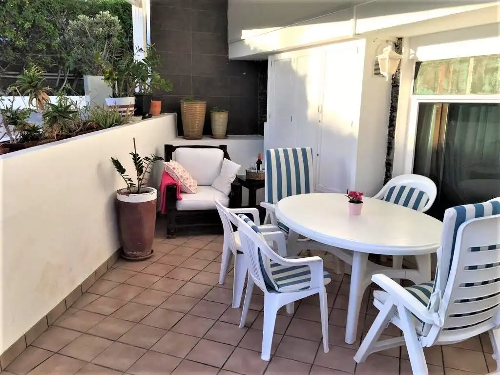 Terraza de Apartamento de alquiler en San Bartolomé de Tirajana con Terraza y Amueblado