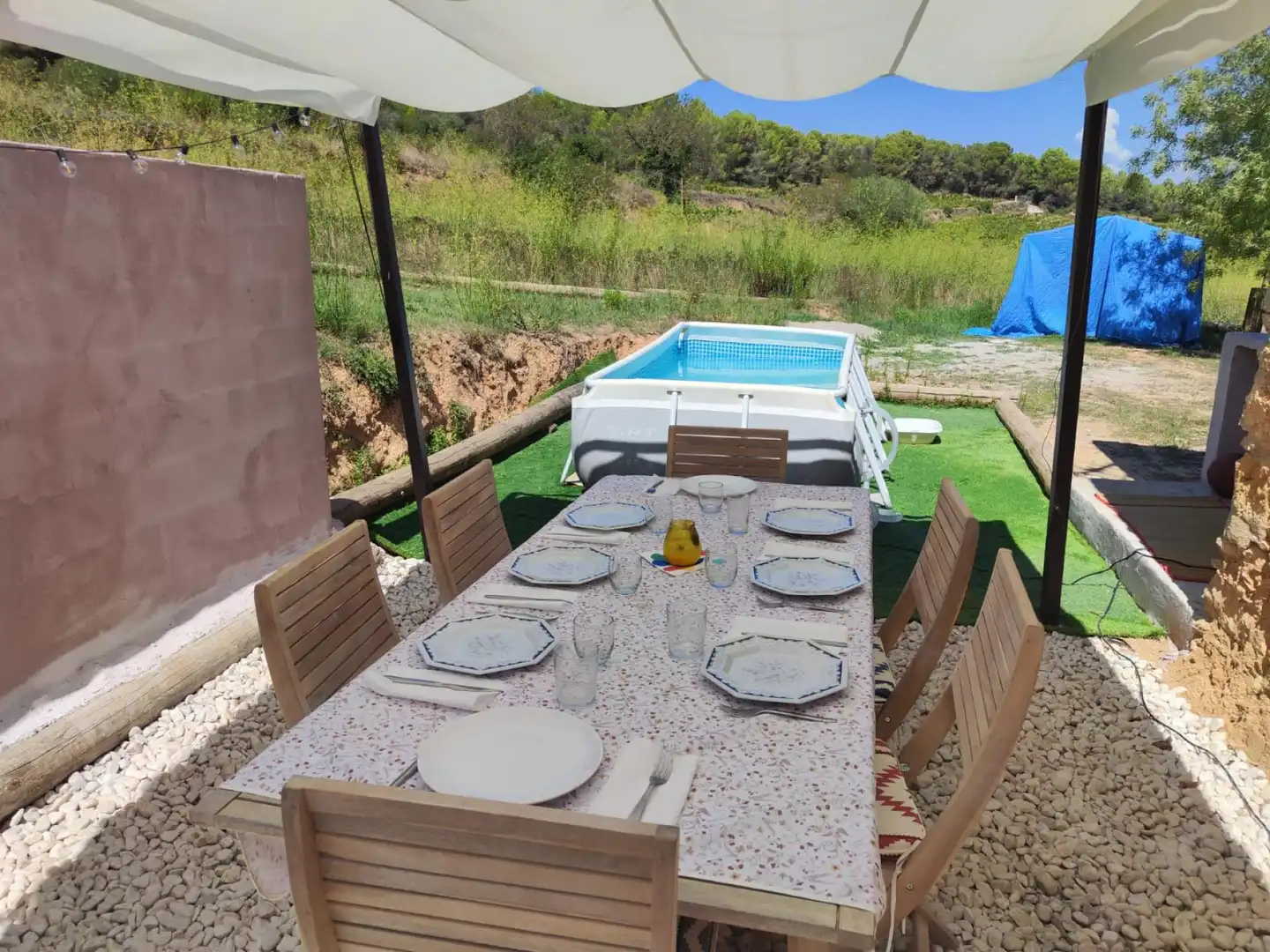 Jardín de Finca rústica en venta en Castellet i la Gornal con Jardín privado