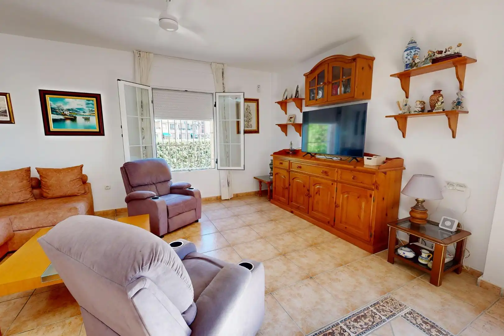 Sala de estar de Casa o chalet en venta en Cartagena con Jardín privado y Terraza