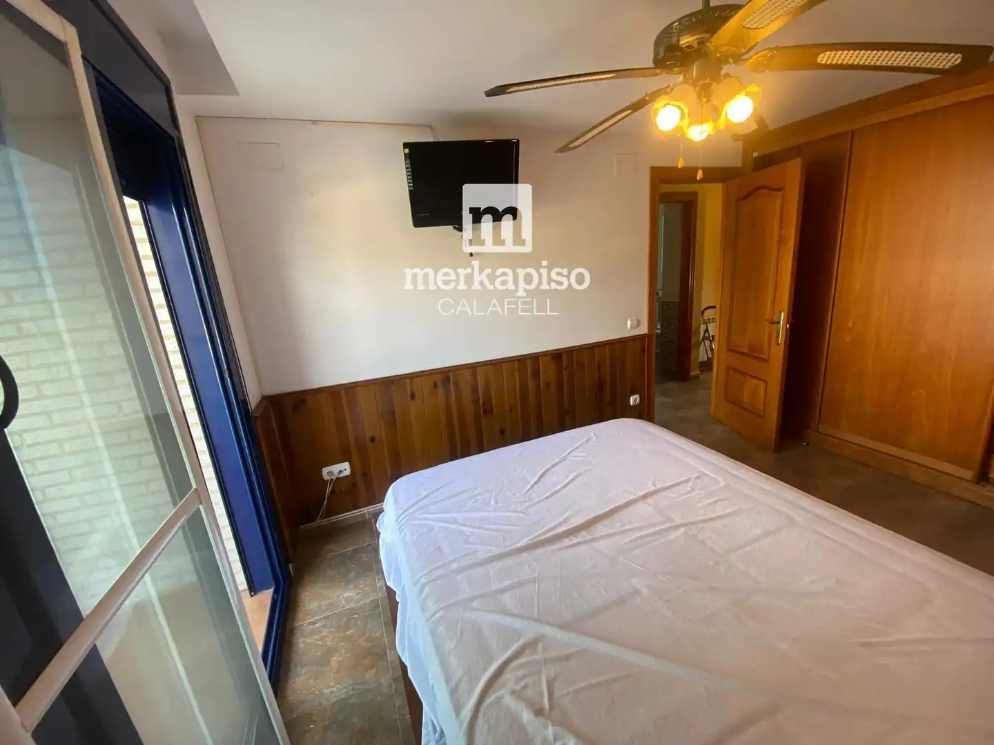 Habitación de Casa adosada de alquiler en Calafell con Calefacción, Terraza y Amueblado