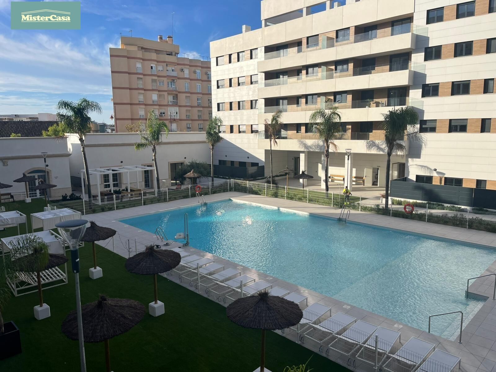 Swimming pool of Flat to rent in Jerez de la Frontera  with Air Conditioner, Terrace and Community pool