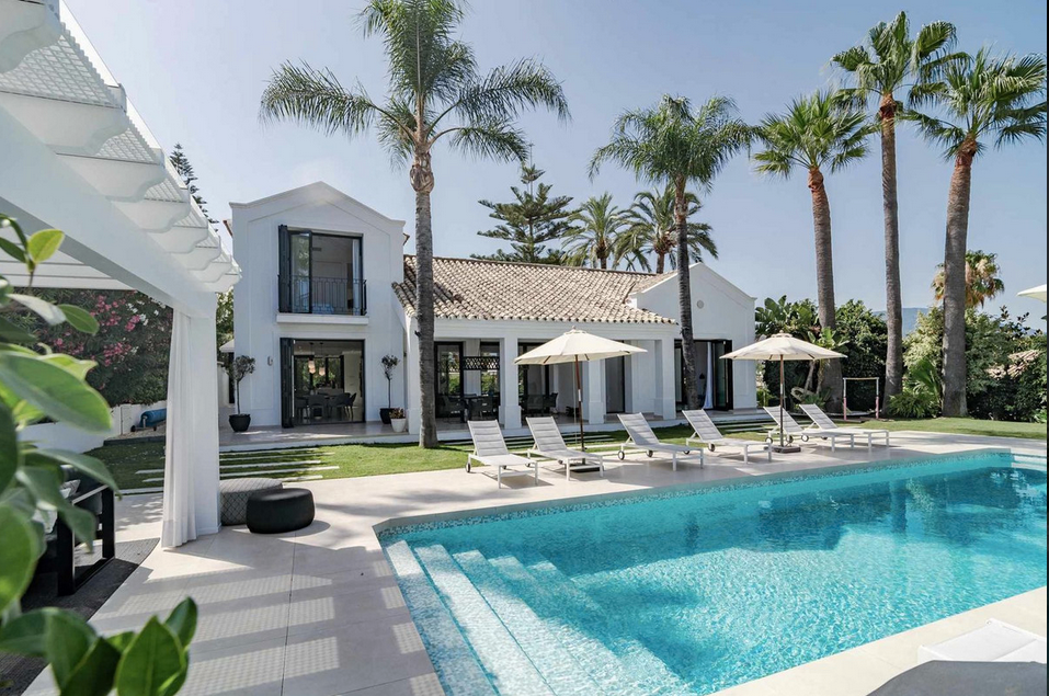 Exterior view of House or chalet to rent in Marbella  with Air Conditioner, Heating and Private garden