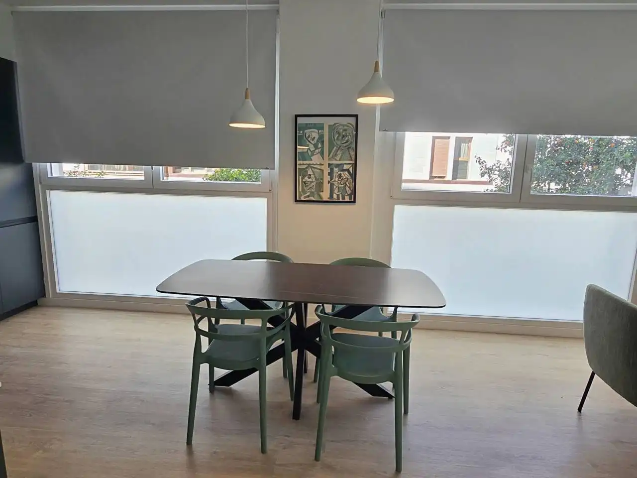 Esszimmer von Wohnung zur Miete in Valencia mit Klimaanlage, Heizung und Möbliert