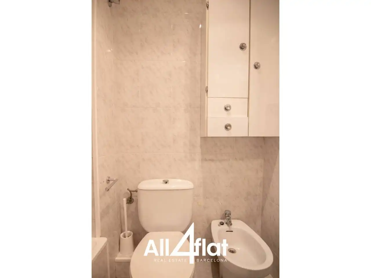 Bathroom of Flat for rent in Castelldefels  with Air Conditioner, Furnished and Balcony