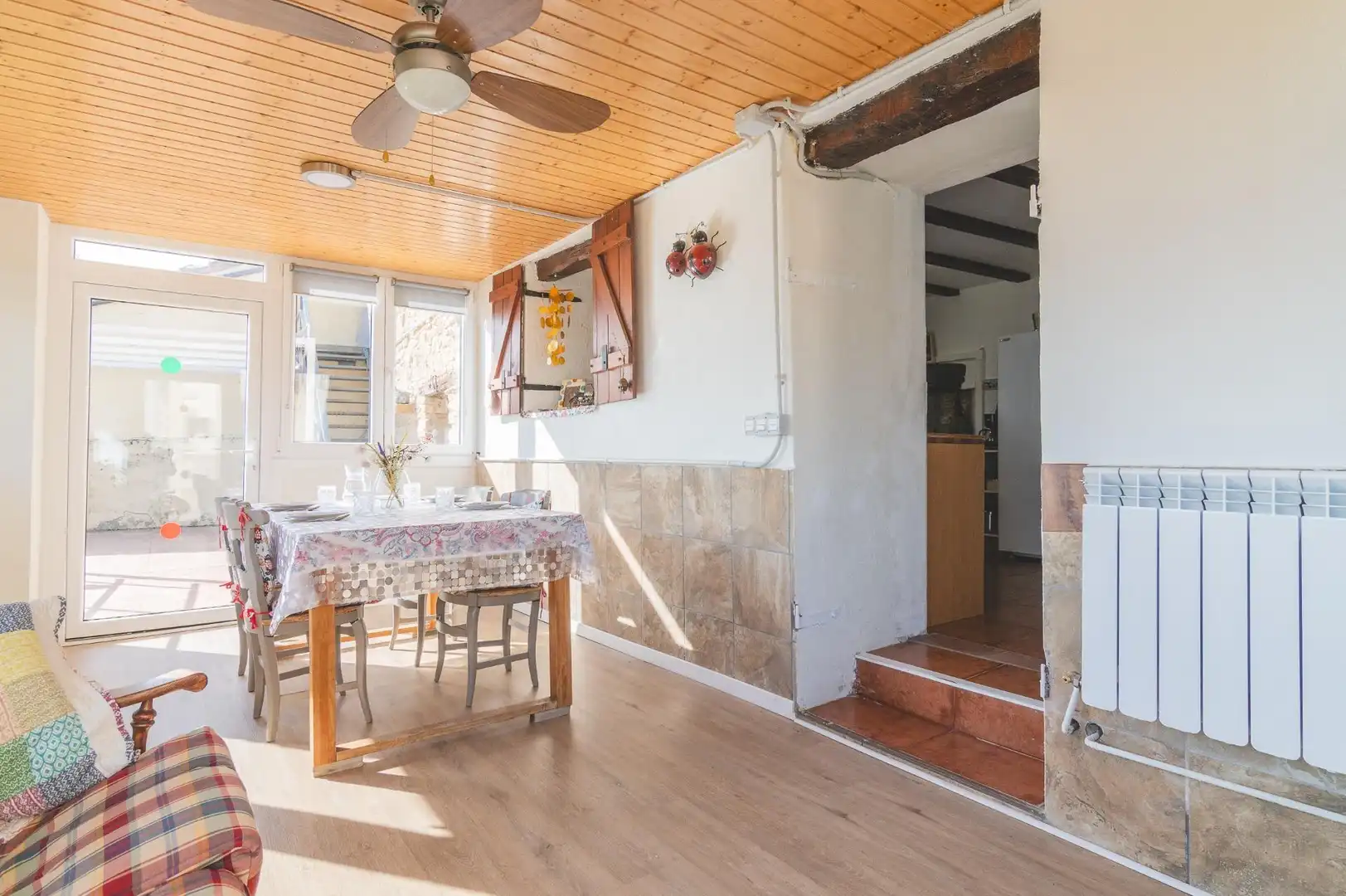 Cocina de Finca rústica en venta en Eslava con Jardín privado, Terraza y Trastero