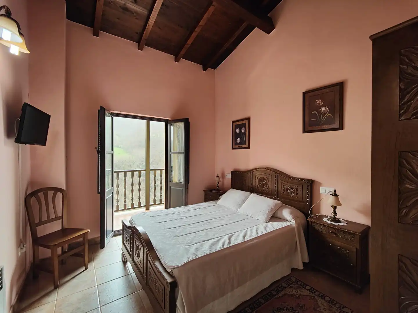 Habitación de Casa o chalet en venta en Quirós con Jardín privado, Amueblado y Balcón