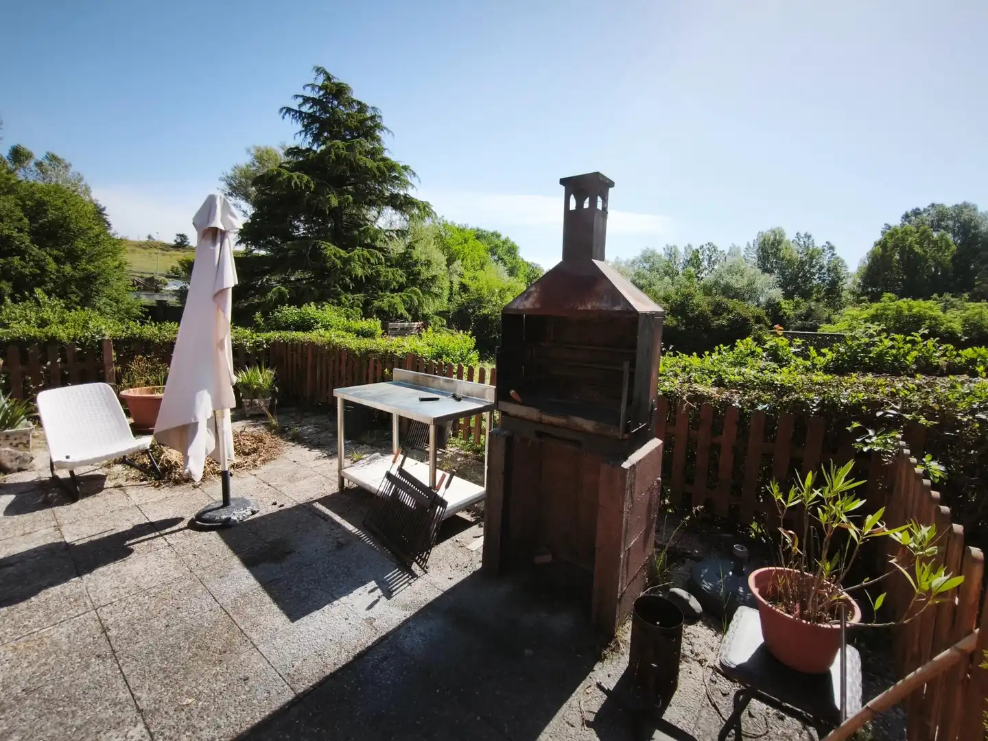 Jardín de Casa o chalet en venta en San Andrés del Rabanedo con Calefacción, Terraza y Piscina