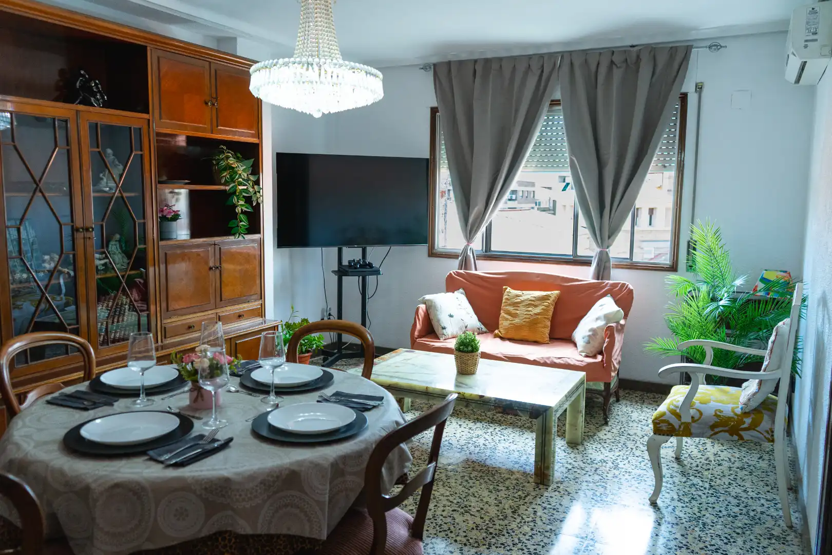 Sala de estar de Piso en venta en Zaragoza con Aire acondicionado, Calefacción y Terraza