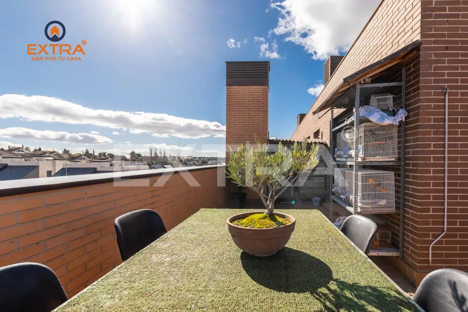 Terraza de Ático en venta en Las Rozas de Madrid con Calefacción, Jardín privado y Terraza