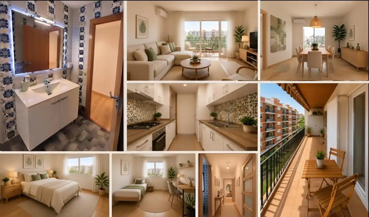 Bedroom of Flat for sale in Sitges  with Air Conditioner, Parquet flooring and Oven