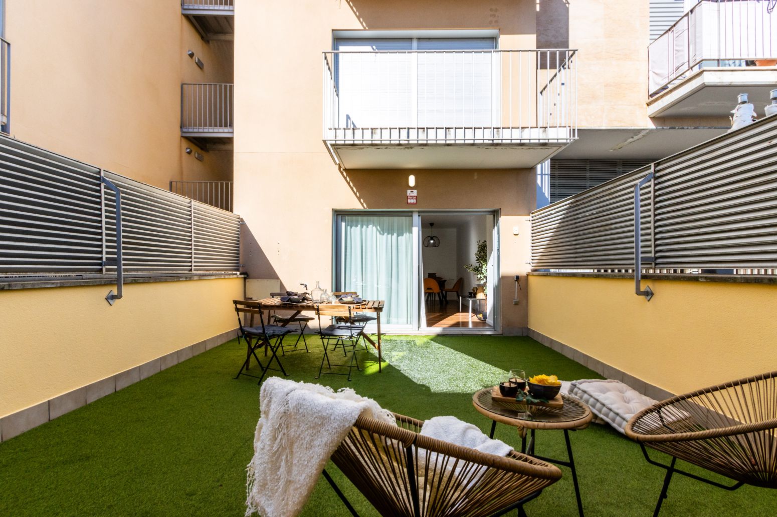 Terrace of Flat for sale in Terrassa  with Heating, Parquet flooring and Terrace